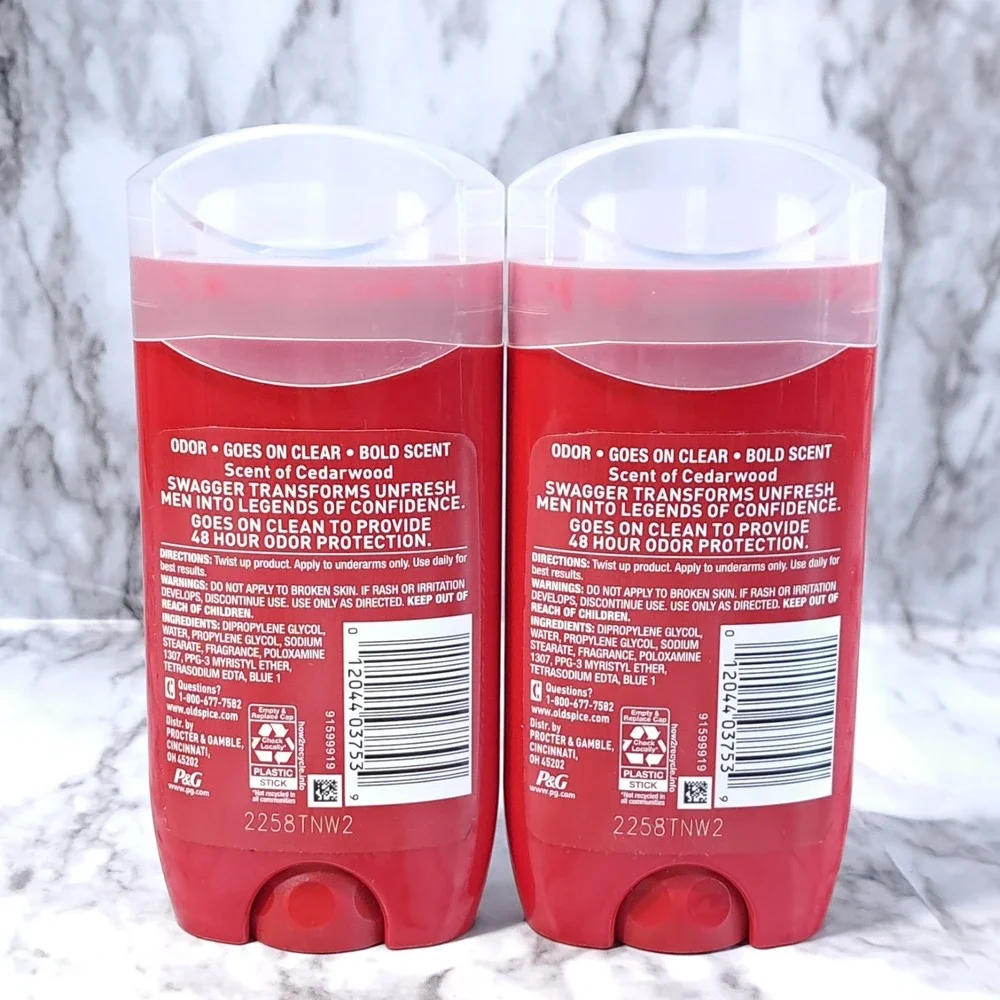 Old Spice Swagger Deodorant for Men, Aluminum Free, Pure‎ Sport (3.0 oz., 2Pack)
